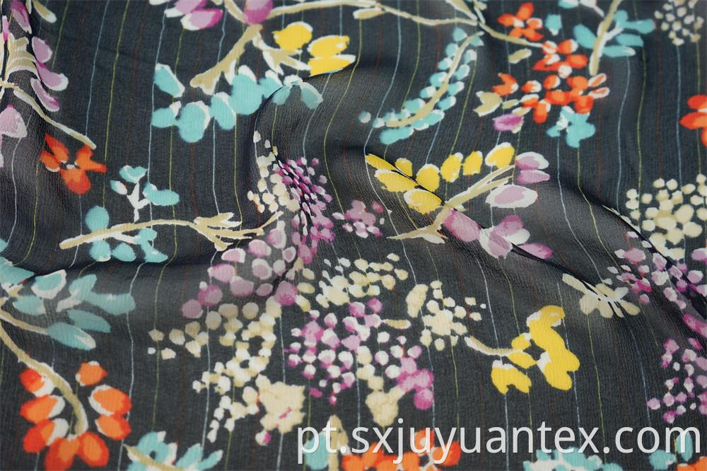 Viscose 50D Filament Crepe Print Fabric